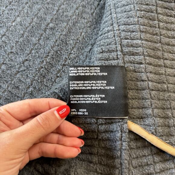 WP by Weatherproof Vintage Brand Quilted Shell Beige Rain Jacket Womens XL - Picture 6 of 7